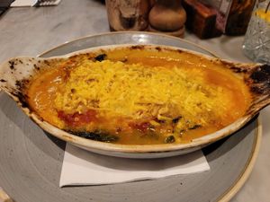 Vegan Lasagne at Wildwood in Llandudno