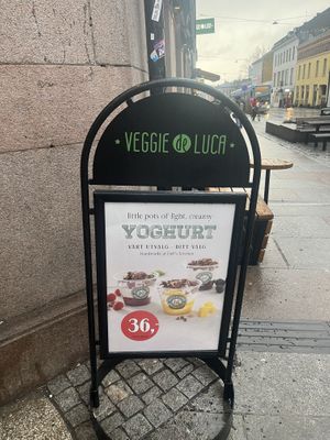 Great initiative for this large chain   at Veggie De Luca in Oslo