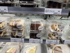 Vegan cakes  at Whole Foods Market in Asheville