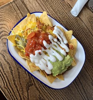 Jackfruit nachos for £4! at Turing Tap in Manchester