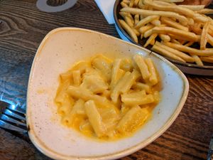Vegan mac 'n' cheese at Turing Tap in Manchester