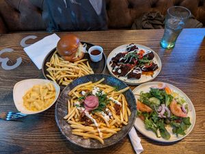 Vegan food at Turing Tap in Manchester