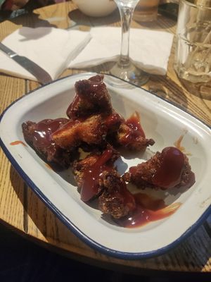 Cauliflower wings at Turing Tap in Manchester