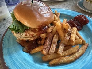 Tofu burger   at The Sandbar Beach Eats in Hilton Head Island