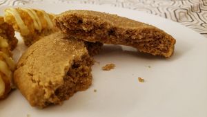 Vegan snickerdoodle cookie ($3). Decent. A teensy bit dry. at Wussow's Concert Cafe in Duluth