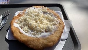   at Retró Lángos Budapest in Budapest