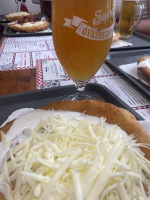 Vegan langos  at Retró Lángos Budapest in Budapest