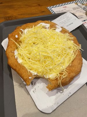   at Retró Lángos Budapest in Budapest