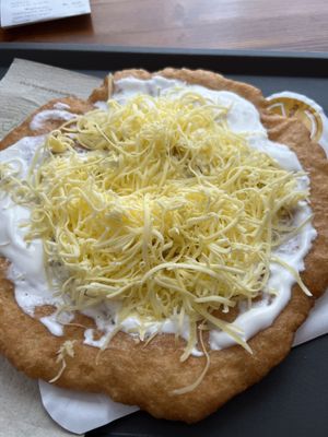   at Retró Lángos Budapest in Budapest