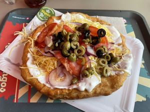   at Retró Lángos Budapest in Budapest