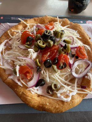   at Retró Lángos Budapest in Budapest