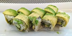 Spice - Chef's choice vegan rolls at Excellence Playa Mujeres in Cancun
