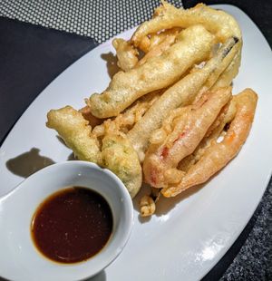 Spice - Vegan tempura vegetables at Excellence Playa Mujeres in Cancun