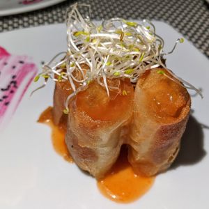 Spice - Vegan eggrolls at Excellence Playa Mujeres in Cancun
