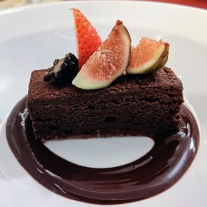 Barcelona - Vegan chocolate cake at Excellence Playa Mujeres in Cancun