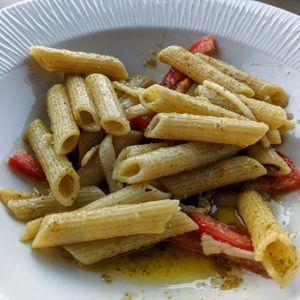 Lobster House - Veganized penne with pesto at Excellence Playa Mujeres in Cancun