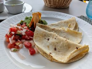 Lobster House - Vegan quesadilla at Excellence Playa Mujeres in Cancun