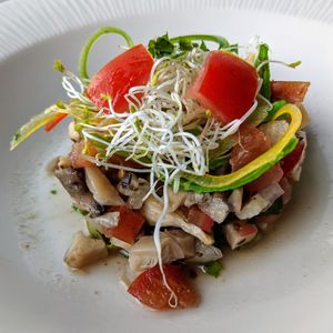 Lobster House - Vegan ceviche at Excellence Playa Mujeres in Cancun