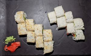 Spice - Chef's choice vegan rolls at Excellence Playa Mujeres in Cancun