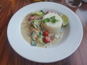 Thai curry at The Boma in Alhaurin El Grande