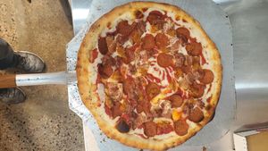 The Meathead at Meek's Vegan Pizza in Houston