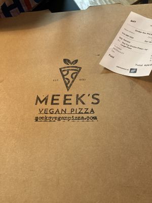   at Meek's Vegan Pizza in Houston