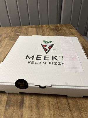   at Meek's Vegan Pizza in Houston