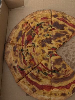   at Meek's Vegan Pizza in Houston