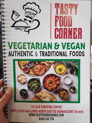 Menu front page at Tasty Food Corner - Maybe closed in Dernancourt