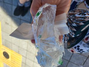 It was a mess at Hatoya's Vegan Fruit Sandwiches in Tokyo