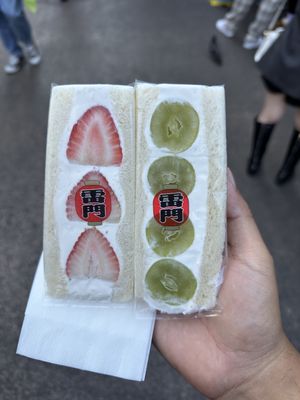   at Hatoya's Vegan Fruit Sandwiches in Tokyo