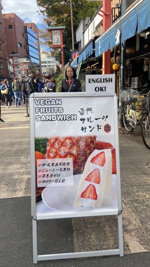   at Hatoya's Vegan Fruit Sandwiches in Tokyo