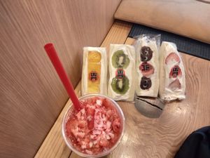  at Hatoya's Vegan Fruit Sandwiches in Tokyo