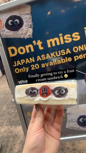   at Hatoya's Vegan Fruit Sandwiches in Tokyo