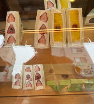   at Hatoya's Vegan Fruit Sandwiches in Tokyo