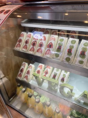   at Hatoya's Vegan Fruit Sandwiches in Tokyo