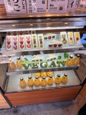   at Hatoya's Vegan Fruit Sandwiches in Tokyo