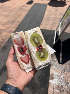   at Hatoya's Vegan Fruit Sandwiches in Tokyo
