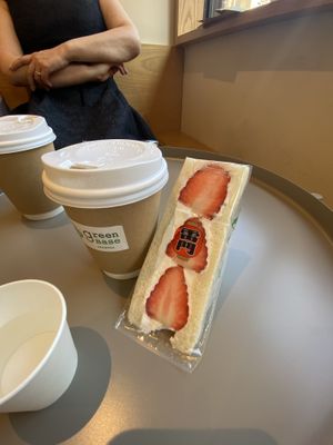   at Hatoya's Vegan Fruit Sandwiches in Tokyo