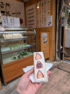  at Hatoya's Vegan Fruit Sandwiches in Tokyo