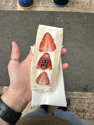   at Hatoya's Vegan Fruit Sandwiches in Tokyo