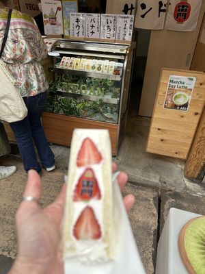   at Hatoya's Vegan Fruit Sandwiches in Tokyo
