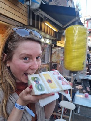  at Hatoya's Vegan Fruit Sandwiches in Tokyo