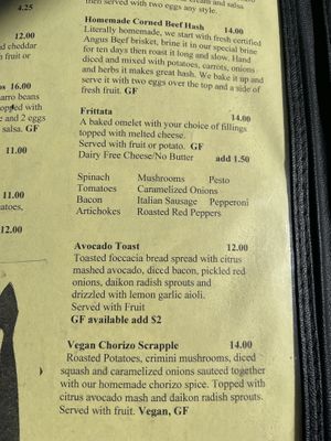 The vegan scrapple   at The Oracle Patio Cafe and Market in Oracle