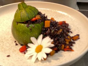 Vegan HIT of the week with Home Made Seitan  at Isolino Ristorante Wine Bar in Locarno