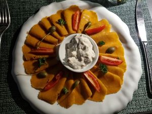Vitello (seitan) non tonnato e felice at Isolino Ristorante Wine Bar in Locarno