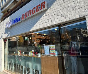 Outside  at Righteous Burger in Tokyo