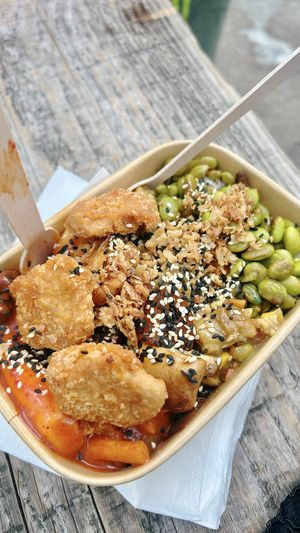 mixed box  at Kim's Korean Food Fusion in East London