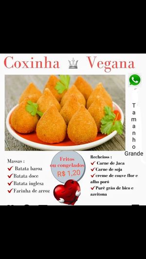 Além de uma coxinha, é uma experiência gastronômica at Meu Veganno in Rio De Janeiro