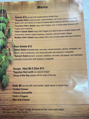   at Vegan Eats and Treats Cafe in Glen Rock